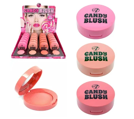 W7 Candy Blush Blusher Mirror Compact - Various Shades