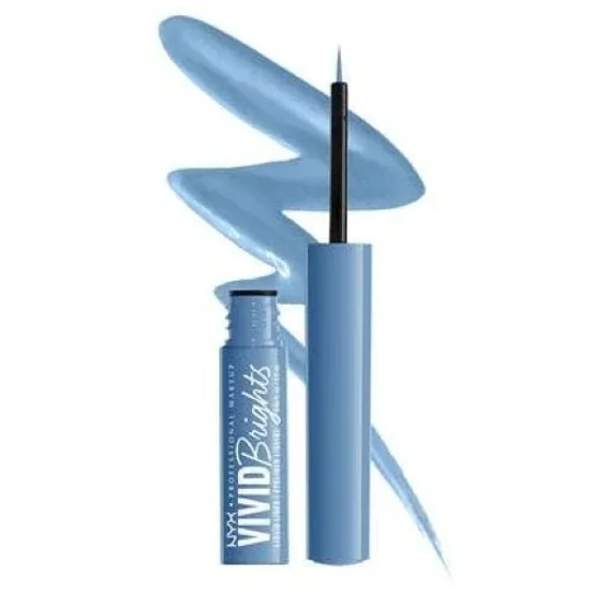 NYX Vivid Brights Liquid Eyeliner - Cobalt Crush