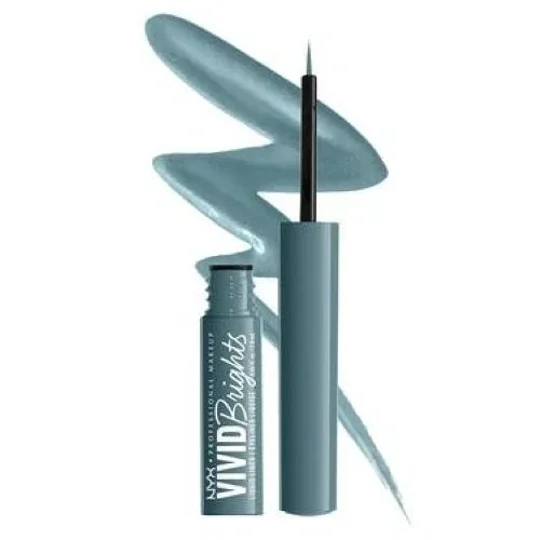 NYX Vivid Brights Liquid Eyeliner - Cyan Simp