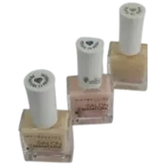 2 x Maybelline Salon Manicure Strengthening Nail Treatment French Polish - Various