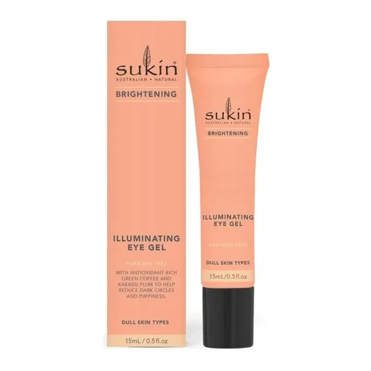 Sukin Brightening Illuminating Eye Gel 15ml