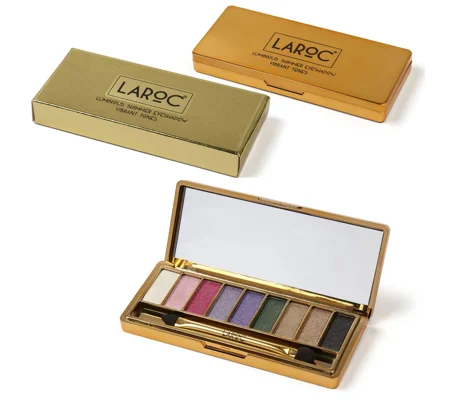LaRoc Luminous Shimmer Eyeshadow Palette - Vibrant Tones