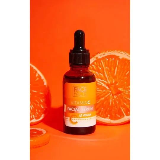 Face Facts Vitamin C Facial Skincare Set: Facial Mist, Serum, Eye & Face Cream Set