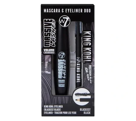 W7 Massive Lashes King Kohl Boxed Gift Set - Mascaras & Eyeliner