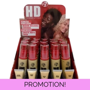 W7 HD Matte Foundation - Various Shades