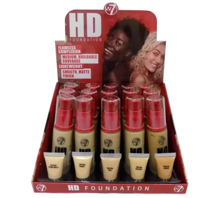 W7 HD Matte Foundation - Various Shades