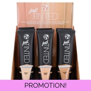 W7 Just Tinted Natural Skin Tinted Moisturiser- Various Shades