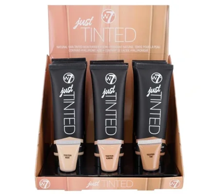 W7 Just Tinted Natural Skin Tinted Moisturiser- Various Shades