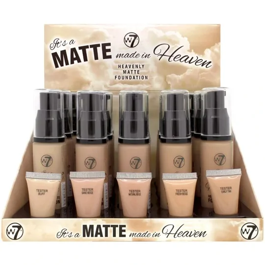 W7 Matte Made in Heaven Foundation - Various Shades
