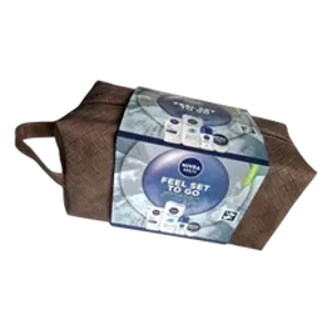 Nivea Men Feel Set To Go Sensitive Wash Kit with Wash Bag