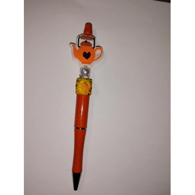 Orange Teapot