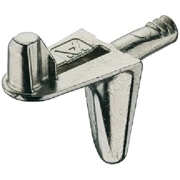 12 Pack of 3mm Nickel Book Case Shelf Pin Support Pins Peg Stud Steel