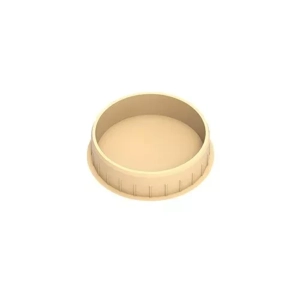 35mm Hinge Blank Cap / Hole Cover Beige 10pk
