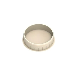 35mm Hinge Blank Cap / Hole Cover Cream 10pk