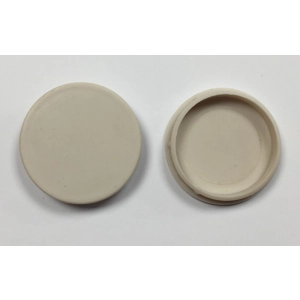 35mm Hinge Blank Cap / Hole Cover Taupe Grey-Brown Kashmir Cashmere  10pk