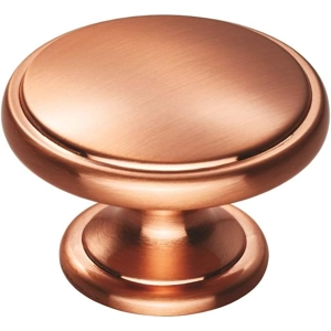 Henrietta 38mm Satin Copper Effect Cupboard/Wardrobe Door Handle Knob