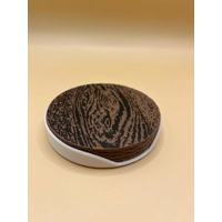 Set of 4 Plastic Coasters Wood Effect Coffee Dining Table Tea Glass Cup