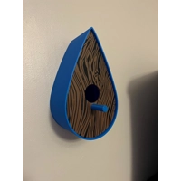 New Modern Design Plastic Bird Home House Teardrop Garden Birdhouse