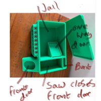 The Delusion Mouse Trap Catcher Humane Cage Live Animal Mice Indoor Outdoor