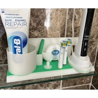 Electric Toothbrush Set Holder Stand/ Wall mounted Oral B Heads Accessories