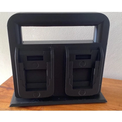 Battery Basket Carrier Caddy Holder for DeWalt 18v Batteries