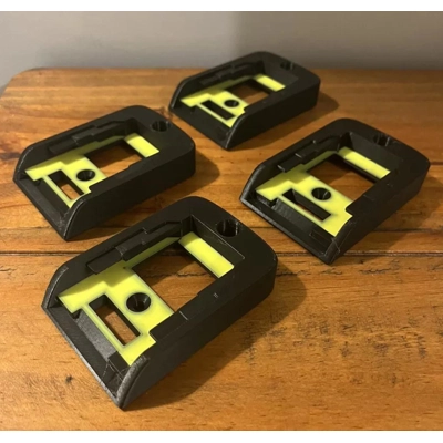 4pcs premium Battery Holder Wall Mount For DeWalt 18V Batt..
