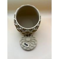 Tea Storage Plastic Jar, Tea Bag Organizer, Holder Container Desert Sand