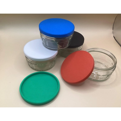 4x Lids for GU Dessert Pots Snap fit Glass Ramekin Lots co..
