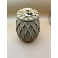 Tea Storage Plastic Jar, Tea Bag Organizer, Holder Container Desert Sand