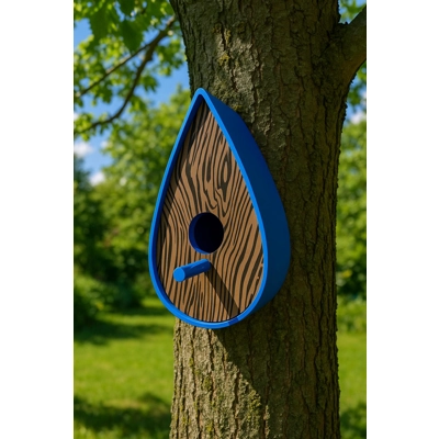 New Modern Design Plastic Bird Home House Teardrop Garden ..