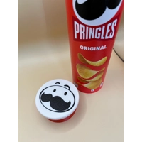Made For Pringles Small Tub pocket Holder Red Lunch Box Pot Travel Container
