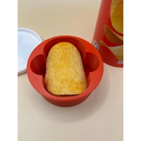 Made For Pringles Small Tub pocket Holder Red Lunch Box Pot Travel Container