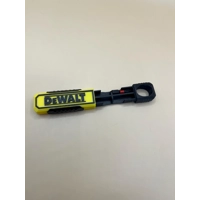 Mini pocket Screw Driver Holder Tool DeWalt Style plastic keyring with drill bit