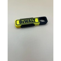 Mini pocket Screw Driver Holder Tool DeWalt Style plastic keyring with drill bit