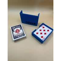Bicycle Rider Back Playing Cards Standard Plus Poker Case Matt Blue Premium Set