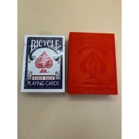Bicycle Rider Back Playing Cards Standard Poker Plus Case Red Premium Set