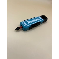 Mini pocket Screw Driver Holder Tool Makita Style plastic keyring with drill bit