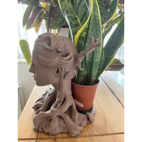 Ardena Modern Woman's Head Planter Art Vase Sculpture Grow Flower Pot decor