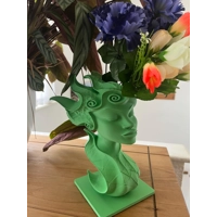 Zaria Modern Woman's Head Planter Art Vase Sculpture Grow Flower Pot decor