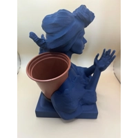 Naima Modern Woman's Head Planter Art Vase Sculpture Grow Flower Pot decor