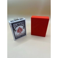 Bicycle Rider Back Playing Cards Standard Poker Plus Case Red Premium Set