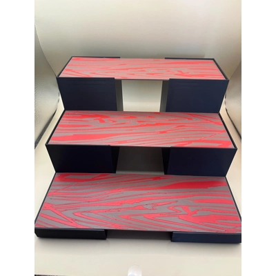 3 Tier Wine Spirits Display Storage Stand Bottle Coffee Syrup Bar Drink Holder