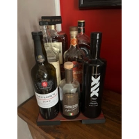 3 Tier Wine Spirits Display Storage Stand Bottle Coffee Syrup Bar Drink Holder