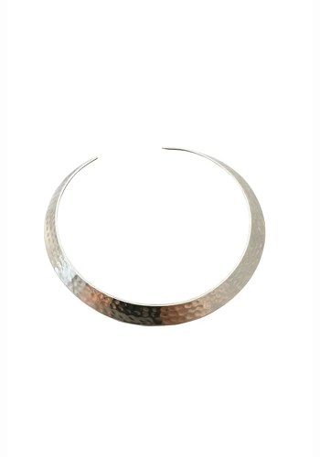 Hammered Silver Collar ..