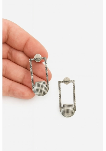 Antique Silver Geometri..