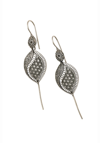 Leaf Ear pin earrings