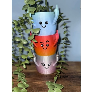 3 middle finger pots