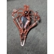 Unique Rose Labradorite Wire Wrap Unique Rose Labradorite Wire Wrap