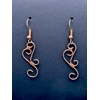 Copper Wire Dangly Earr..