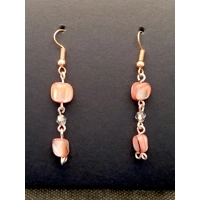 Pink Seashell Earrings